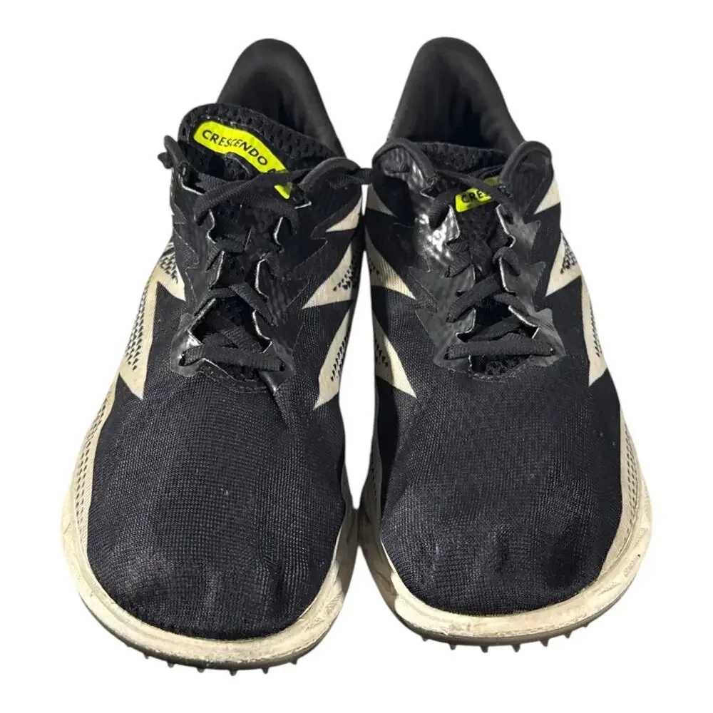 Hoka One Men’s Crescendo MD Black Running Track Sneakers 1134520 BWHT Size 12 W - Picture 4 of 10